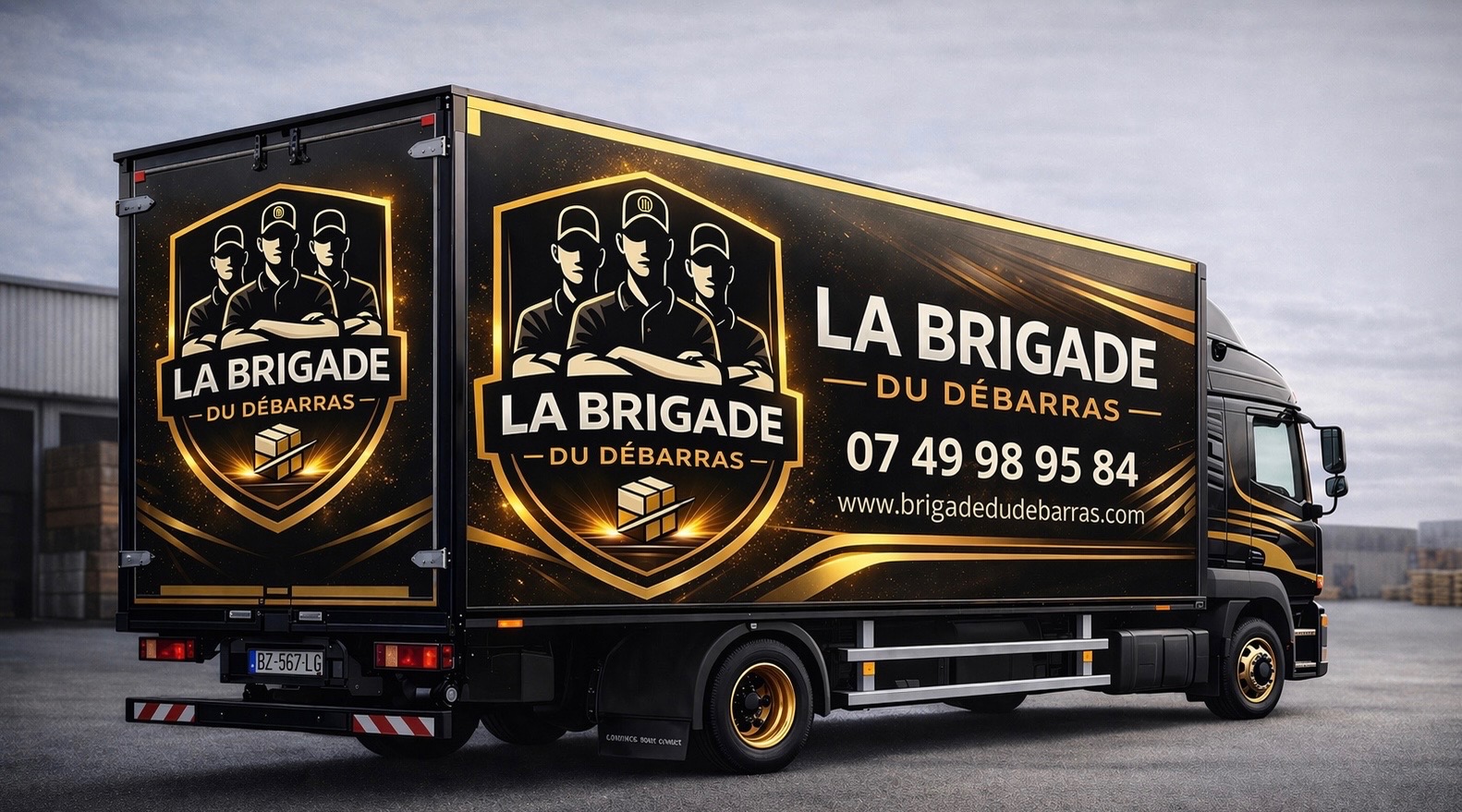 Camion la brigade du débarras